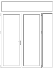 Mixed PVC pane model 160 Mixed PVC pane model 160