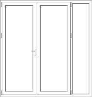 Mixed PVC pane model 168 Mixed PVC pane model 168