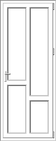 PVC door model 54 PVC door model 54