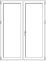 PVC door model 56 PVC door model 56