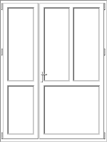 PVC door model 60 PVC door model 60