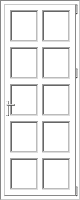 PVC door model 73 PVC door model 73